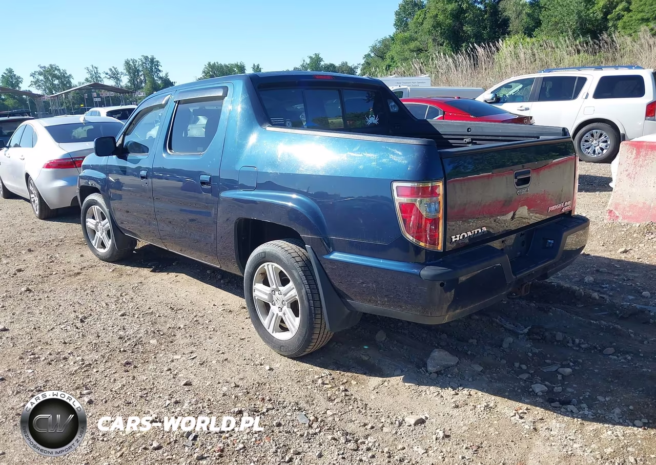 2009 Honda Ridgeline Rtl VIN:5FPYK16589B104716 - 3