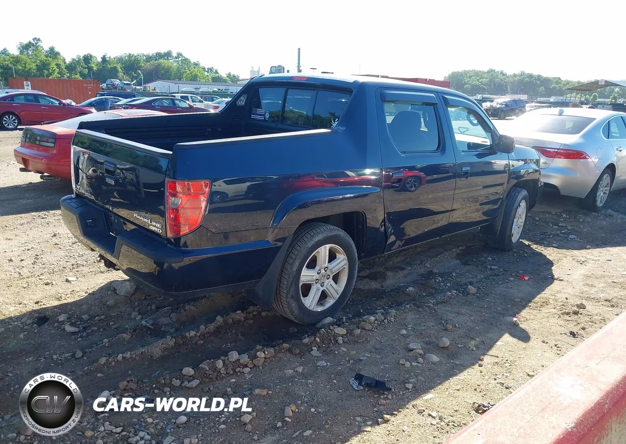 2009 Honda Ridgeline Rtl VIN:5FPYK16589B104716 - 4