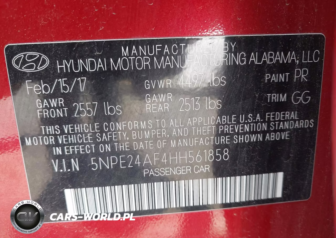 2017 Hyundai Sonata VIN:5NPE24AF4HH561858 - 9