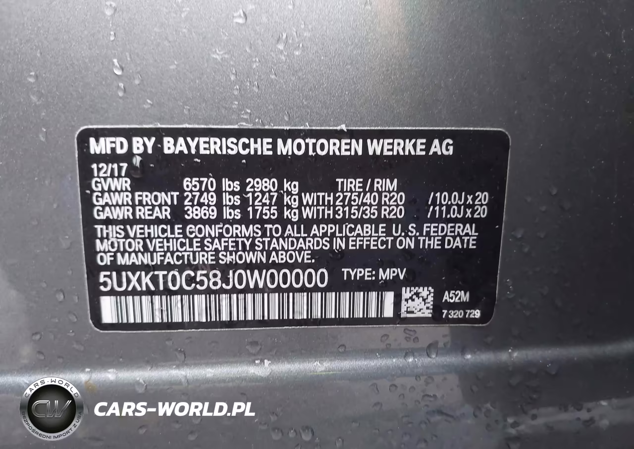 2018 BMW X5 Edrive xDrive40E Iperformance VIN:5UXKT0C58J0W00000 - 9