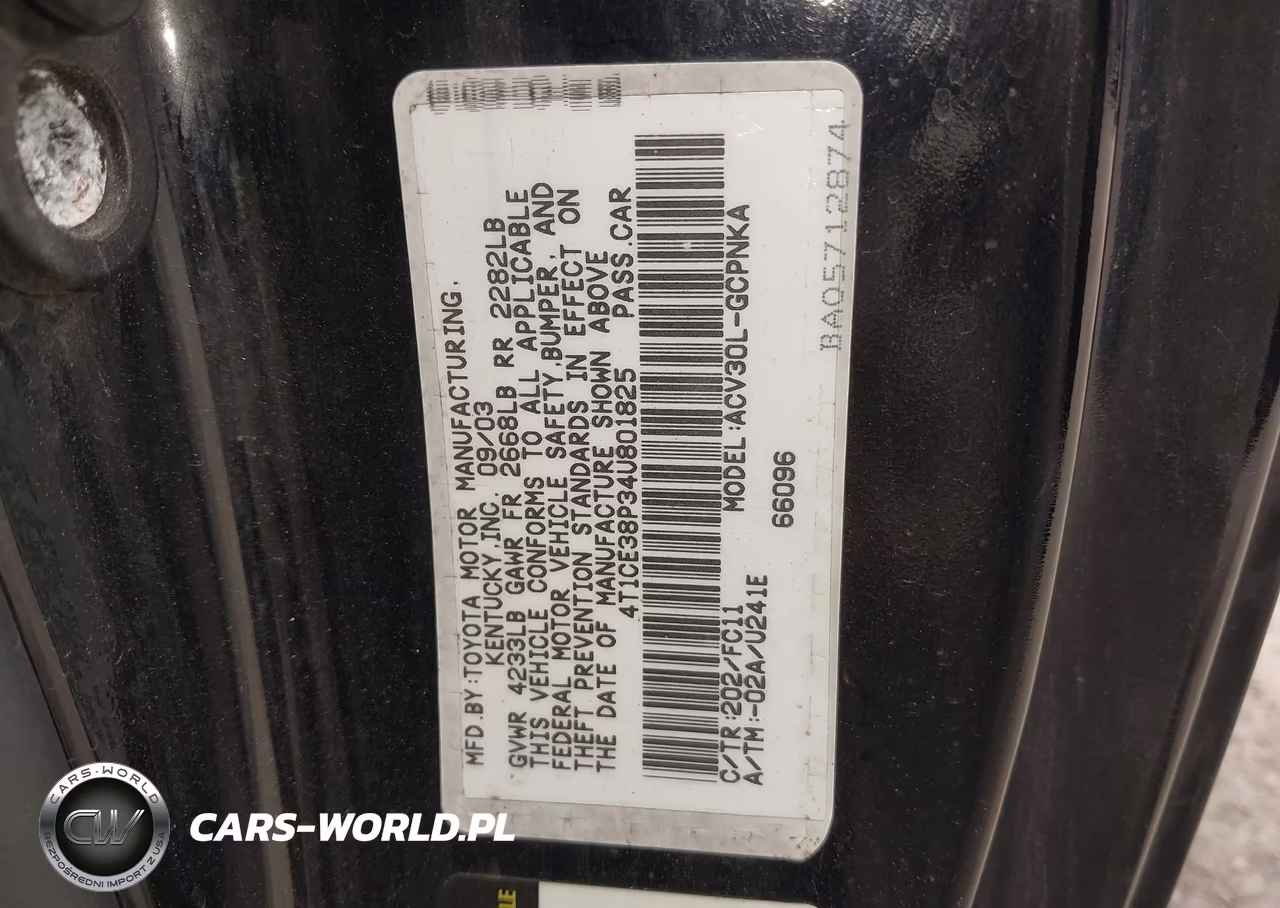 2004 Toyota Camry Solara Se Sport VIN:4T1CE38P34U801825 - 9