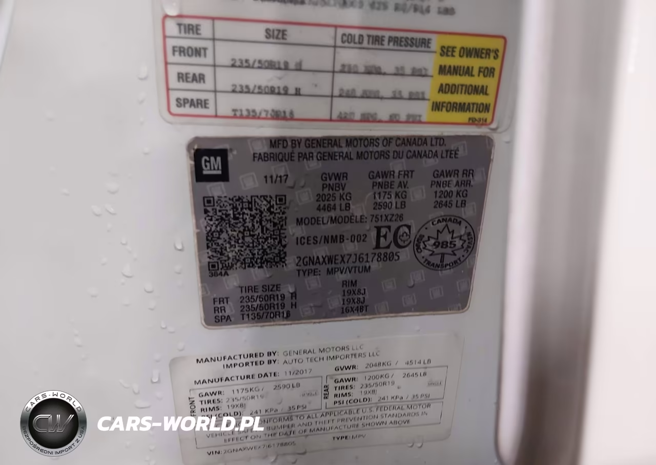 2018 Chevrolet Equinox Premier VIN:2GNAXWEX7J6178805 - 9