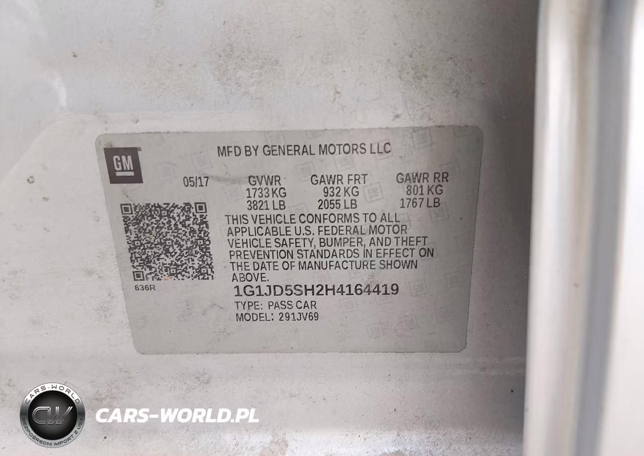 2017 Chevrolet Sonic Lt Auto VIN:1G1JD5SH2H4164419 - 9