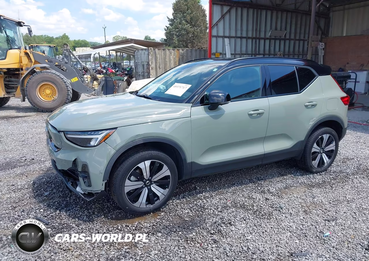 2023 Volvo Xc40 Recharge Pure Electric Twin Plus VIN:YV4ED3UL3P2052721 - 2