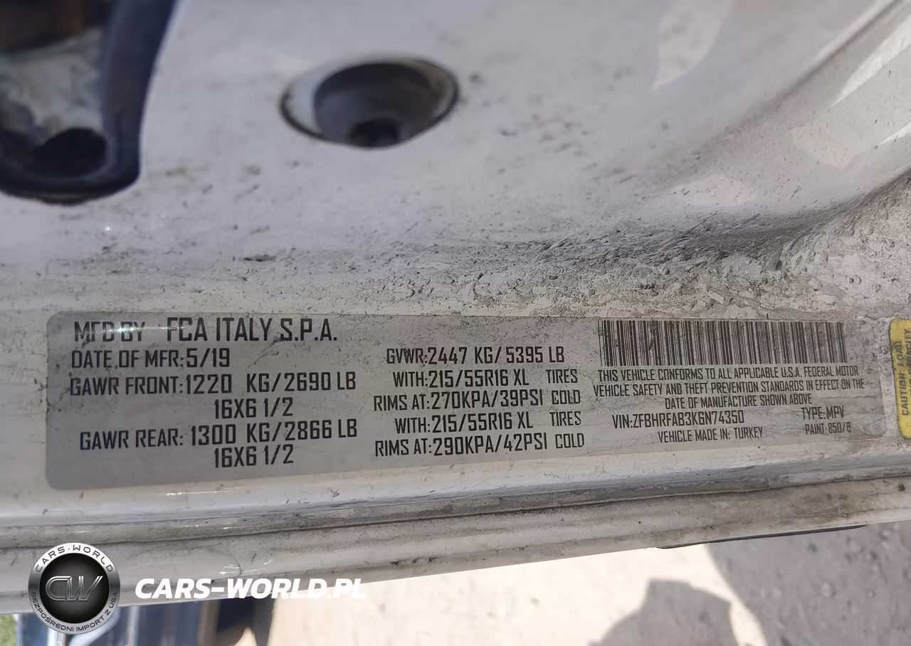 2019 Ram Promaster City Tradesman VIN:ZFBHRFAB3K6N74350 - 9