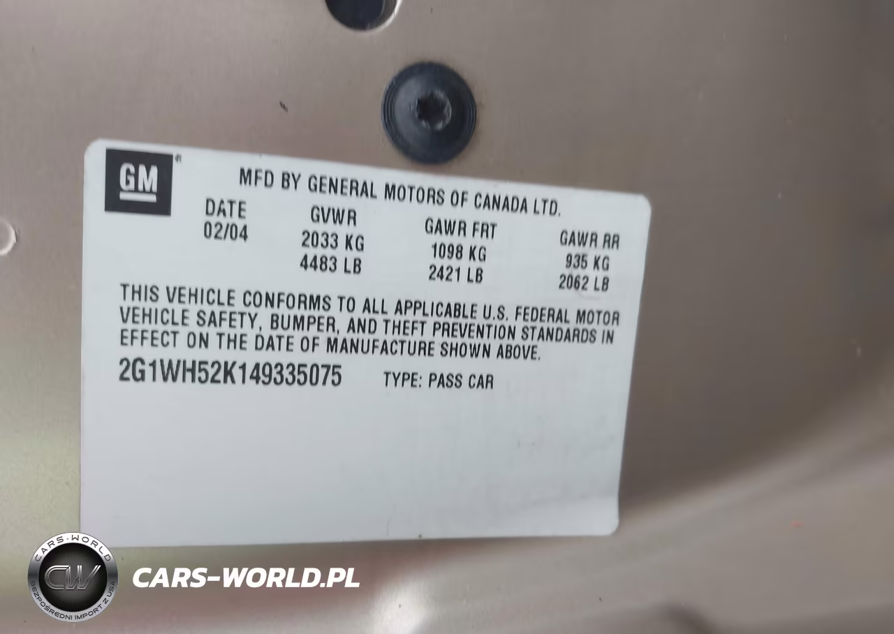2004 Chevrolet Impala Ls VIN:2G1WH52K149335075 - 9