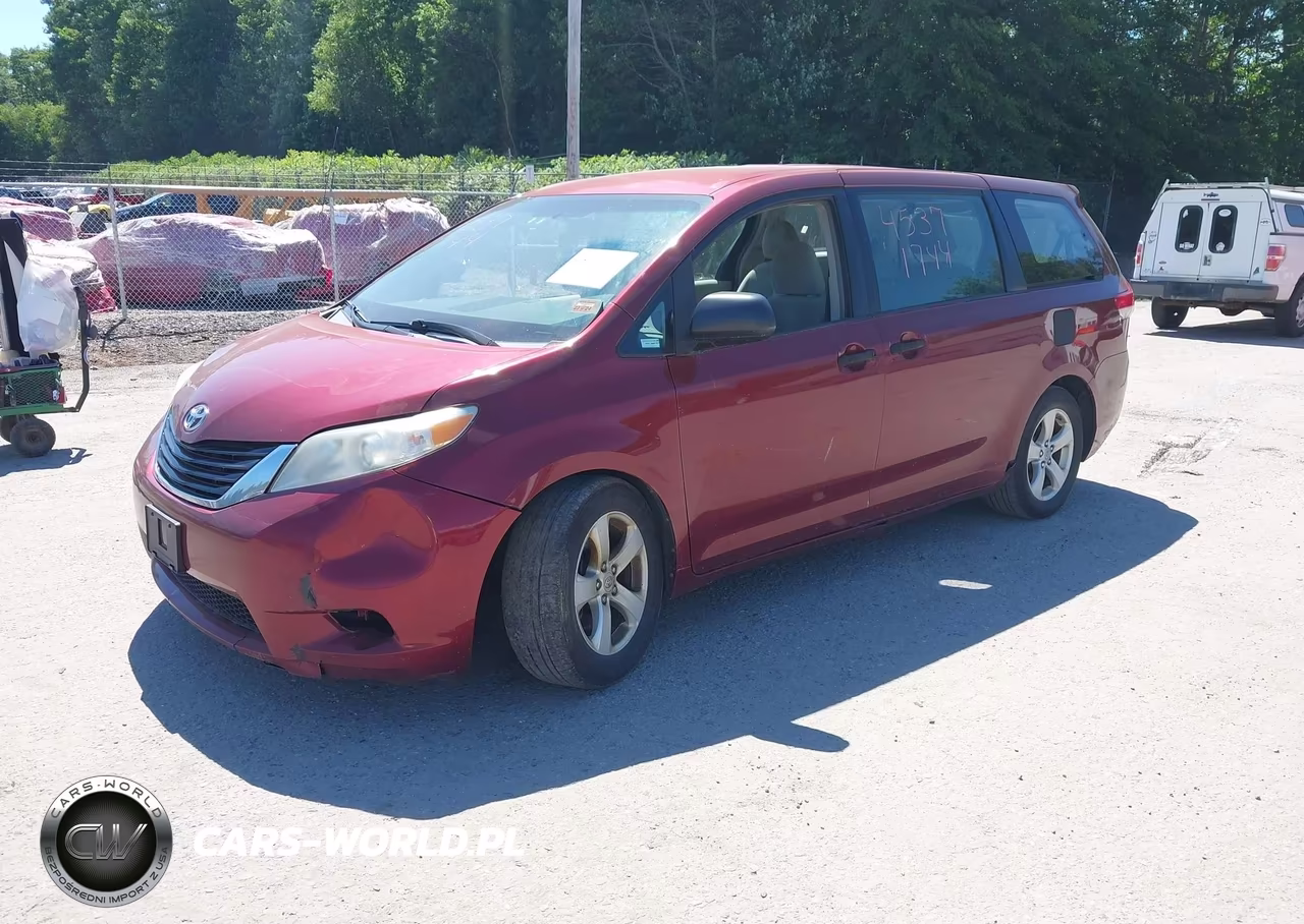 2011 Toyota Sienna Base V6 VIN:5TDZK3DC8BS052628 - 2