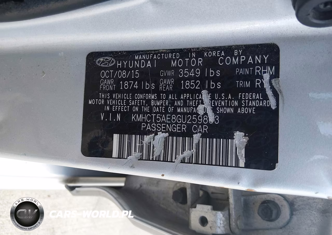 2016 Hyundai Accent Se VIN:KMHCT5AE8GU259863 - 9