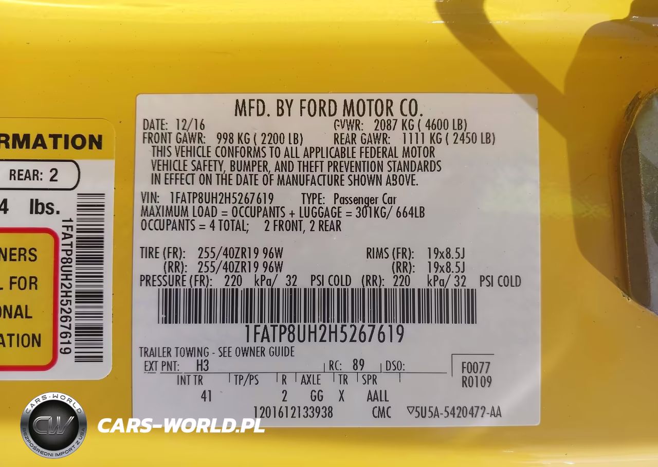 2017 Ford Mustang Ecoboost Premium VIN:1FATP8UH2H5267619 - 9