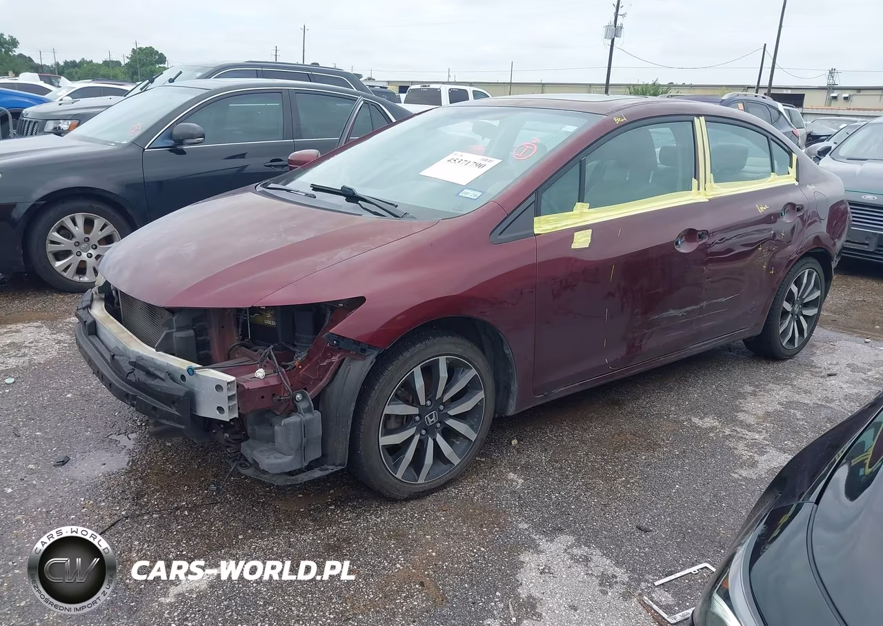 2015 Honda Civic Ex-L VIN:2HGFB2F95FH504734 - 2