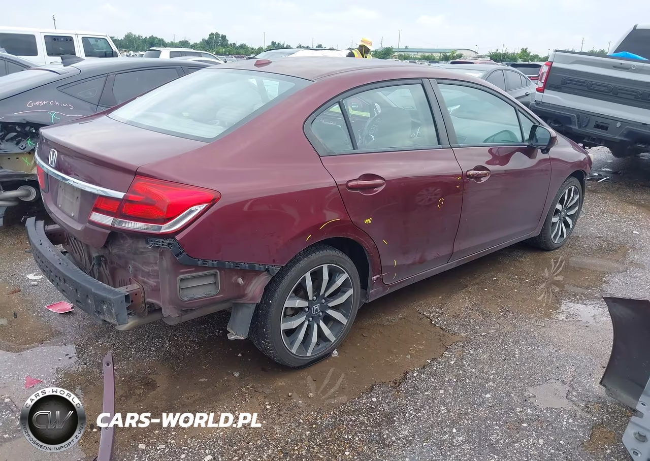 2015 Honda Civic Ex-L VIN:2HGFB2F95FH504734 - 4