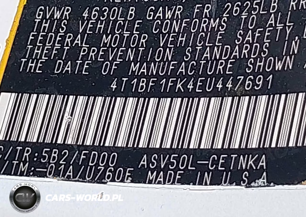 2014 Toyota Camry Le VIN:4T1BF1FK4EU447691 - 9