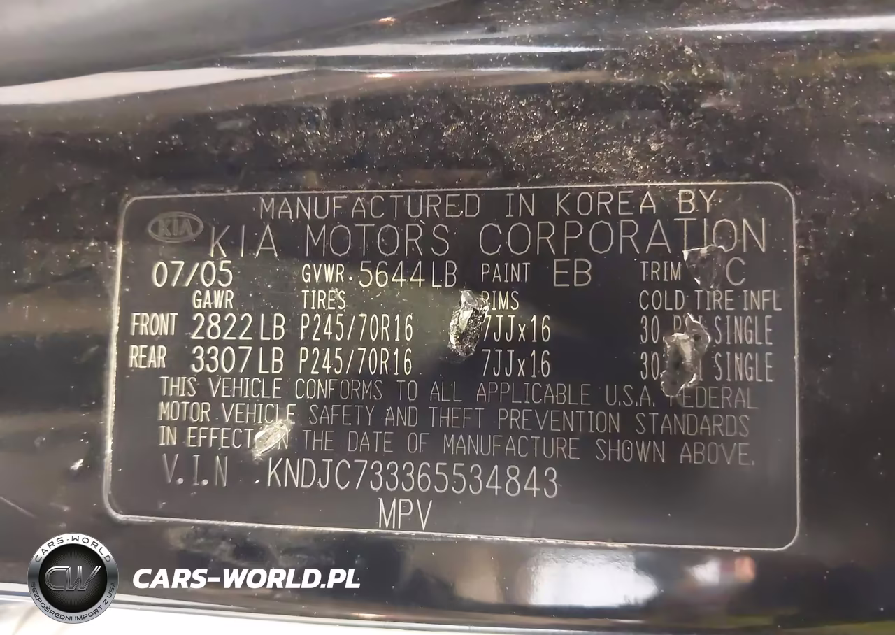 2006 Kia Sorento Ex-Lx VIN:KNDJC733365534843 - 9