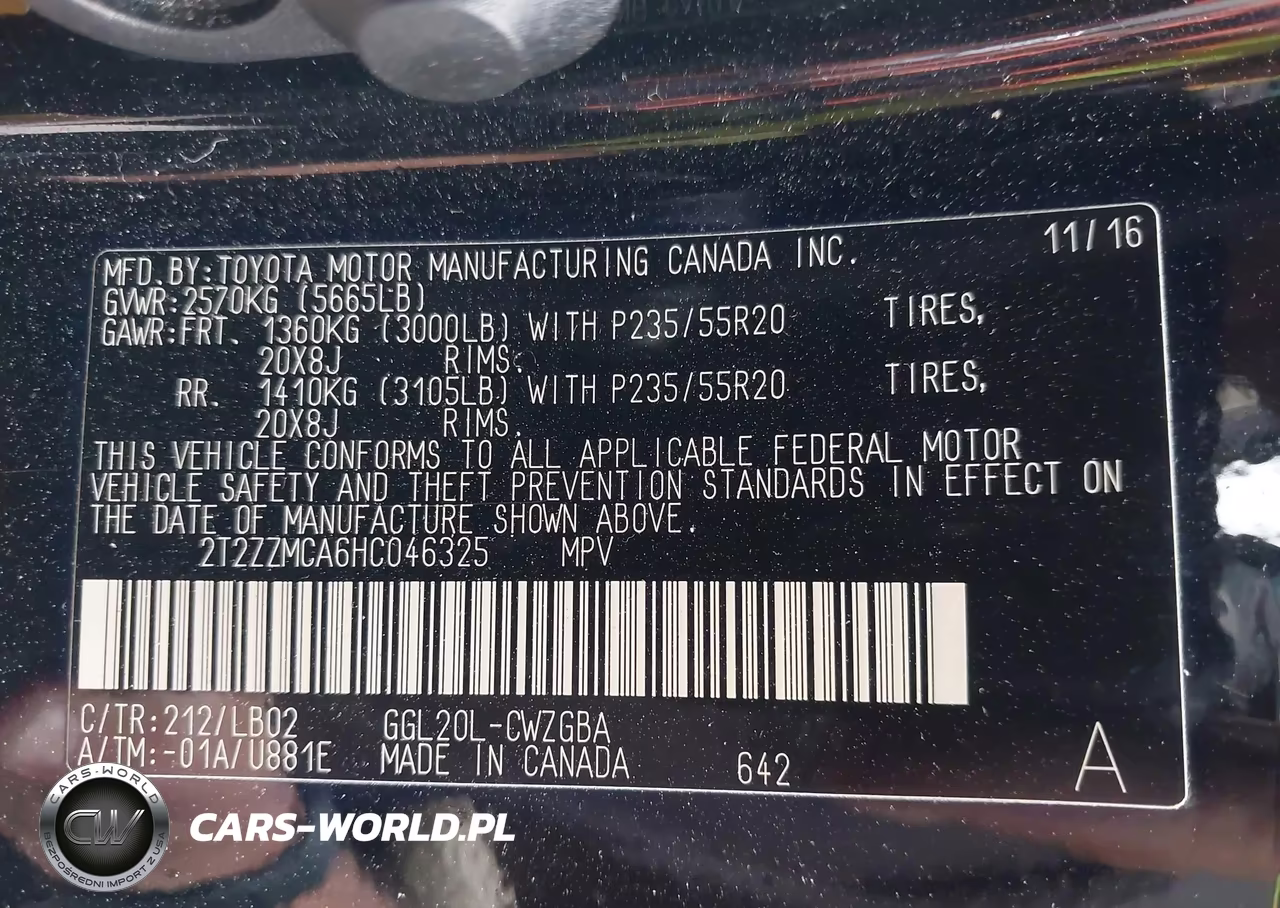 2017 Lexus Rx 350 VIN:2T2ZZMCA6HC046325 - 9