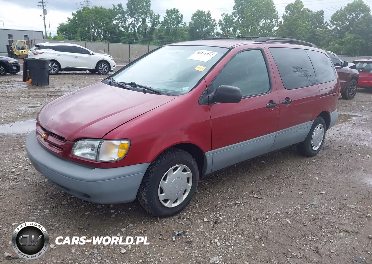 2000 Toyota Sienna Le VIN:4T3ZF13CXYU191547 - 2