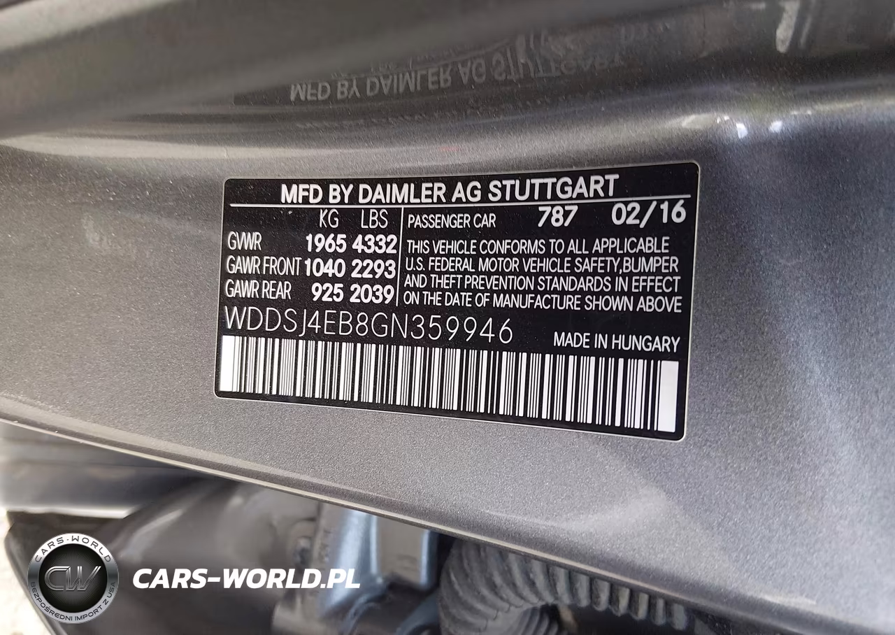 2016 Mercedes-Benz Cla 250 VIN:WDDSJ4EB8GN359946 - 9