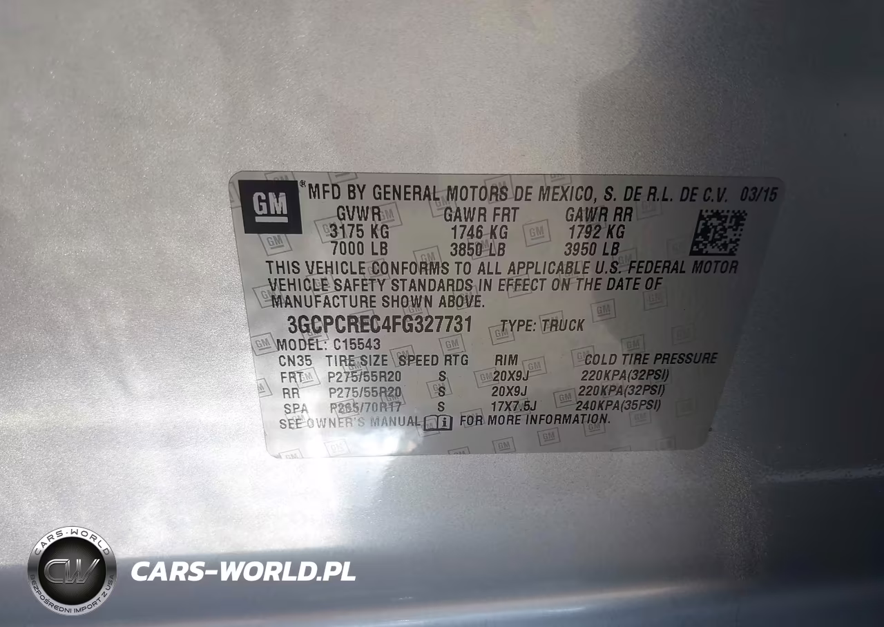 2015 Chevrolet Silverado 1500 1Lt VIN:3GCPCREC4FG327731 - 9