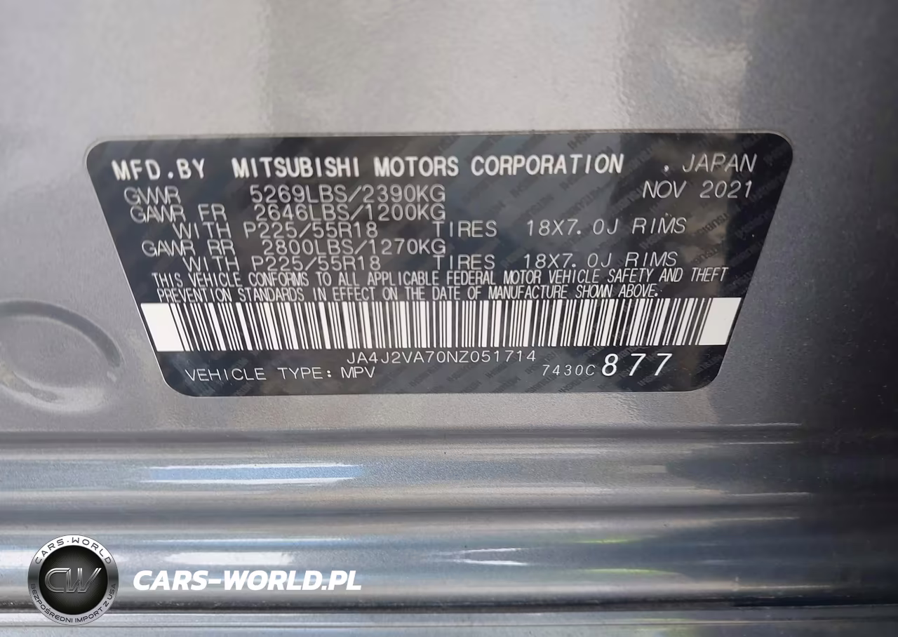 2022 Mitsubishi Outlander Phev Gt S-Awc-Le S-Awc-Sel S-Awc VIN:JA4J2VA70NZ051714 - 9
