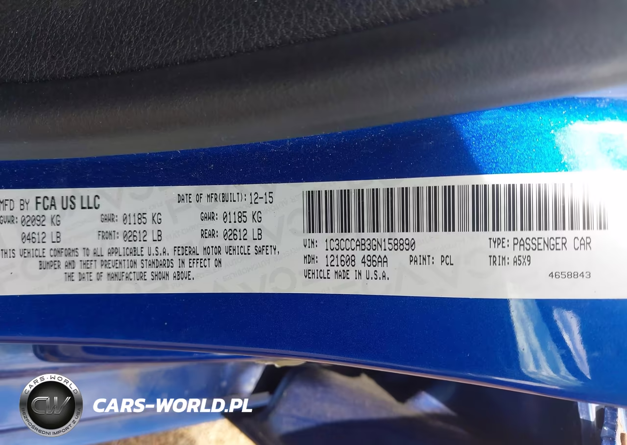 2016 Chrysler 200 Limited VIN:1C3CCCAB3GN158890 - 9