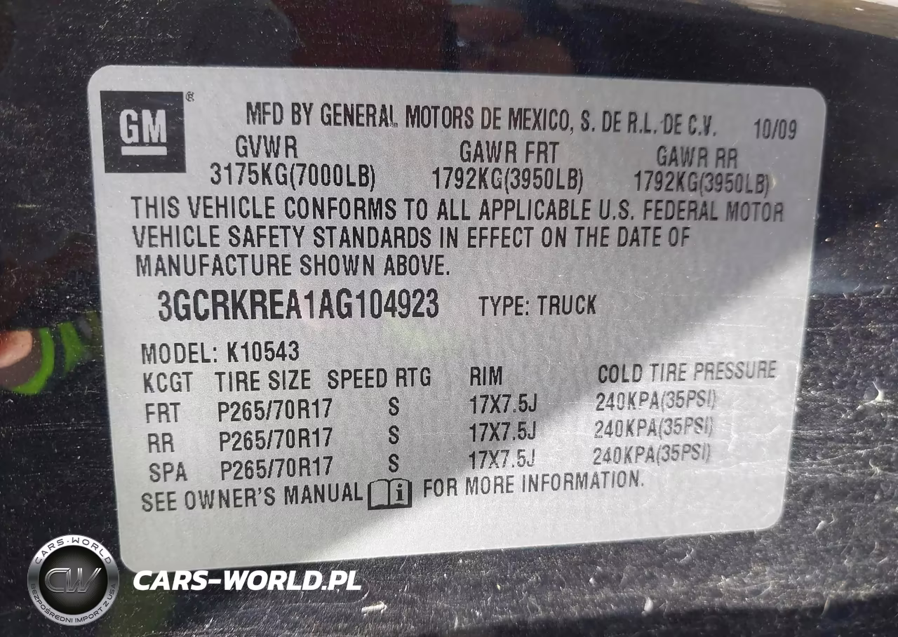 2010 Chevrolet Silverado 1500 Ls VIN:3GCRKREA1AG104923 - 9