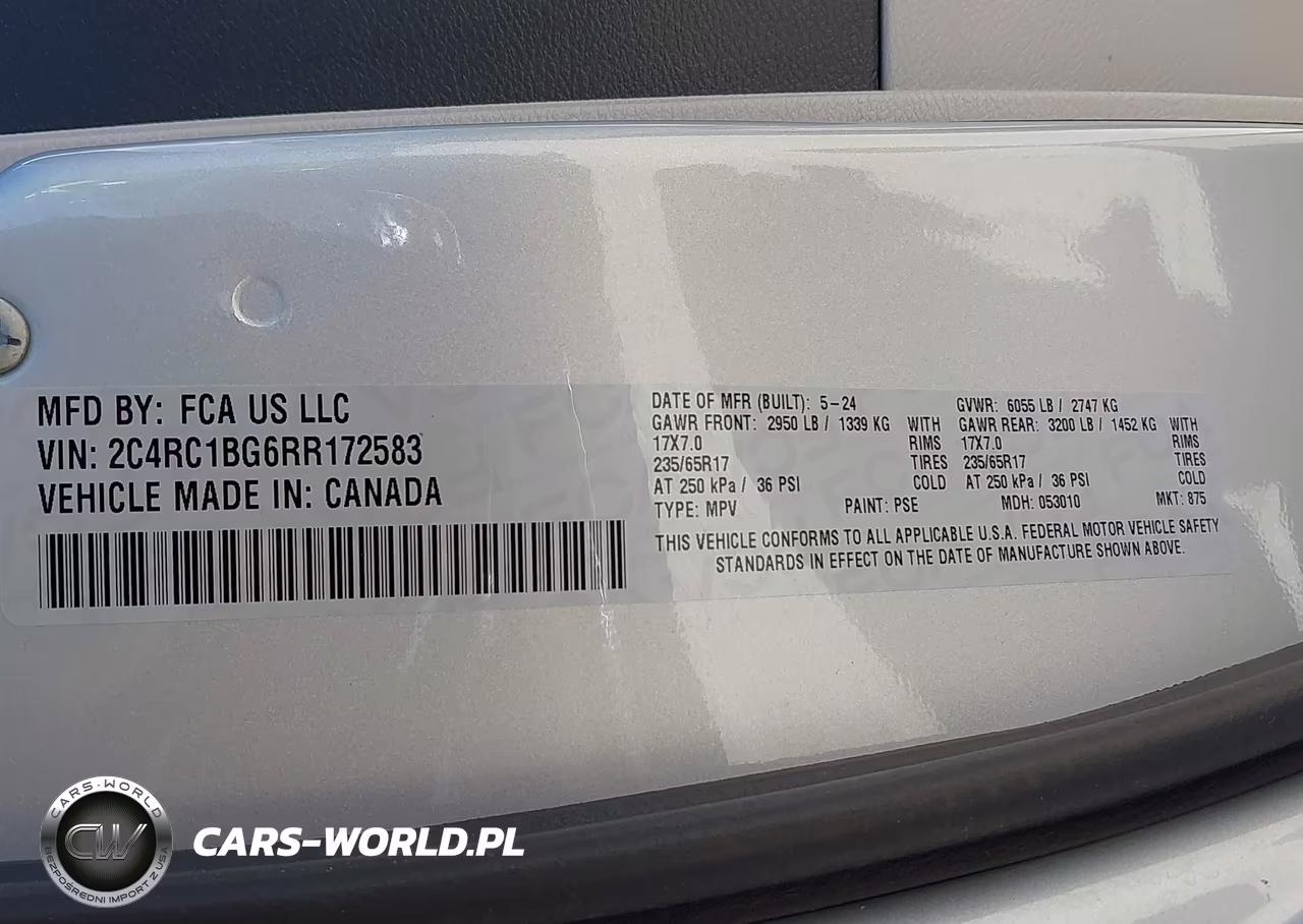 2024 Chrysler Pacifica Touring L VIN:2C4RC1BG6RR172583 - 9