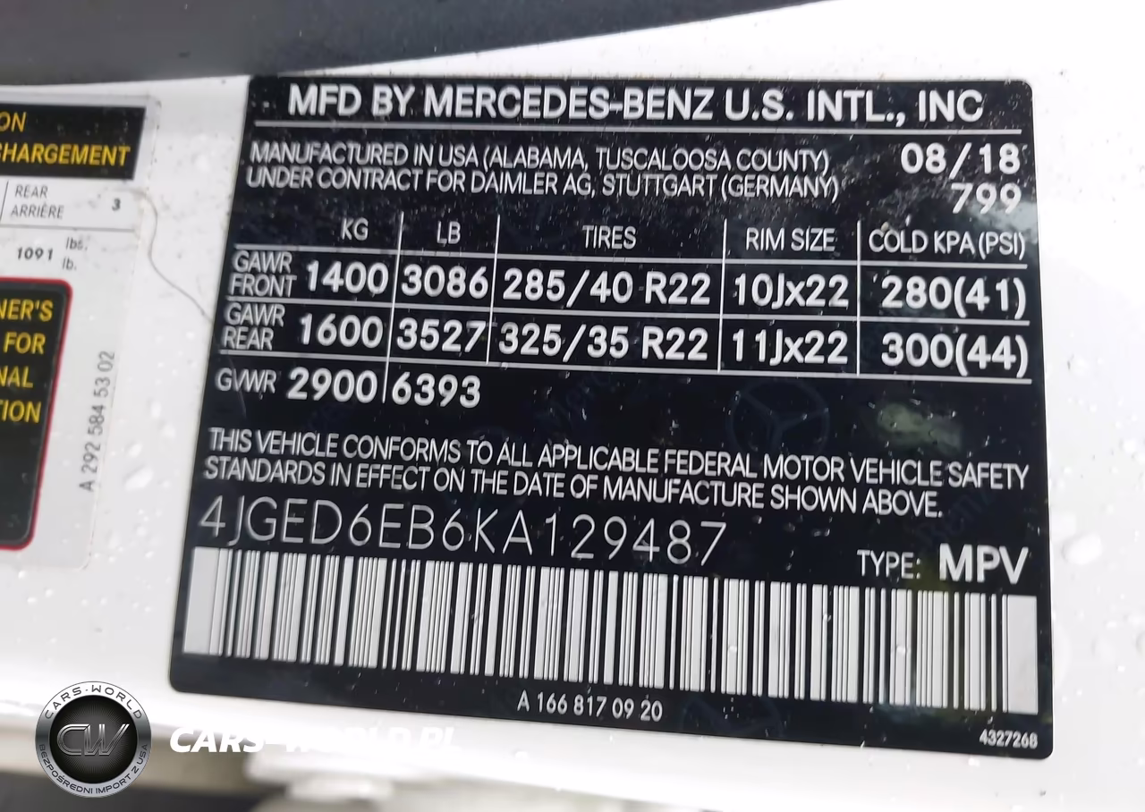 2019 Mercedes-Benz Amg Gle 43 Coupe 4Matic VIN:4JGED6EB6KA129487 - 9