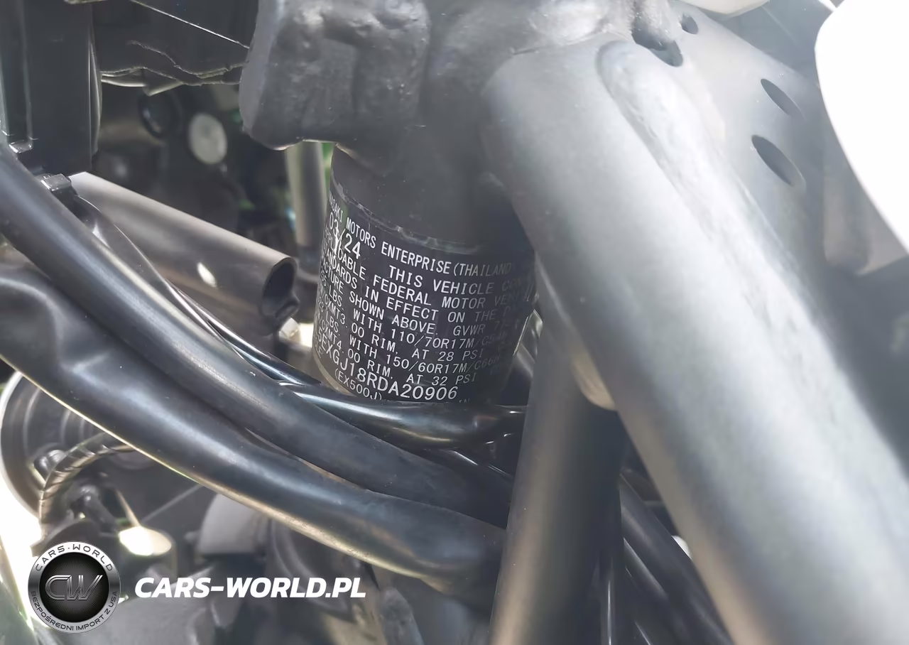 2024 Kawasaki Ex500 A-B VIN:ML5EXGJ18RDA20906 - 10