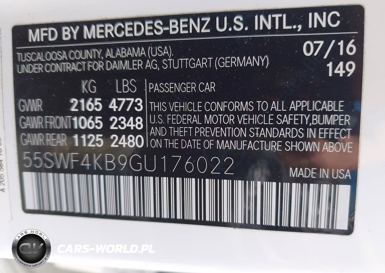 2016 Mercedes-Benz C 300 4Matic VIN:55SWF4KB9GU176022 - 9