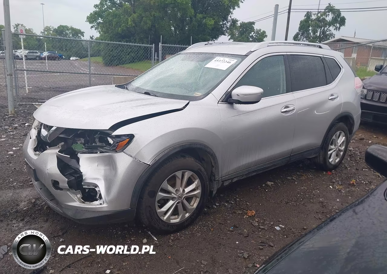 2015 Nissan Rogue Sv VIN:KNMAT2MT9FP511122 - 2