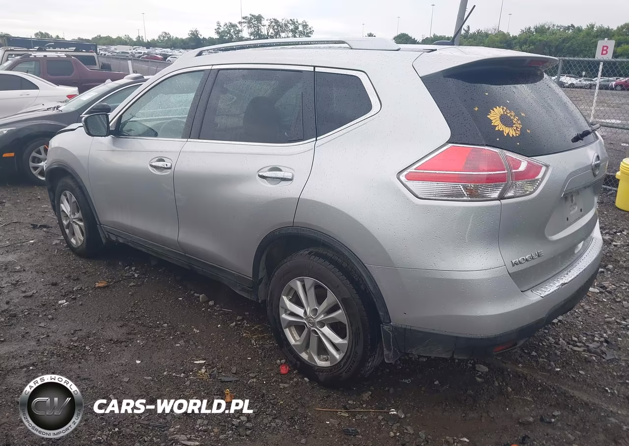 2015 Nissan Rogue Sv VIN:KNMAT2MT9FP511122 - 3