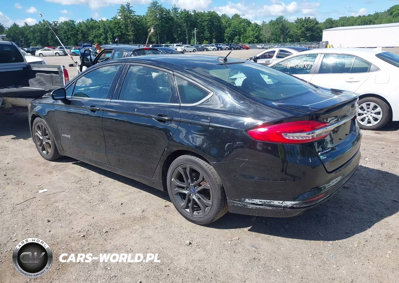 2018 Ford Fusion Se Hybrid VIN:3FA6P0LU6JR234025 - 3