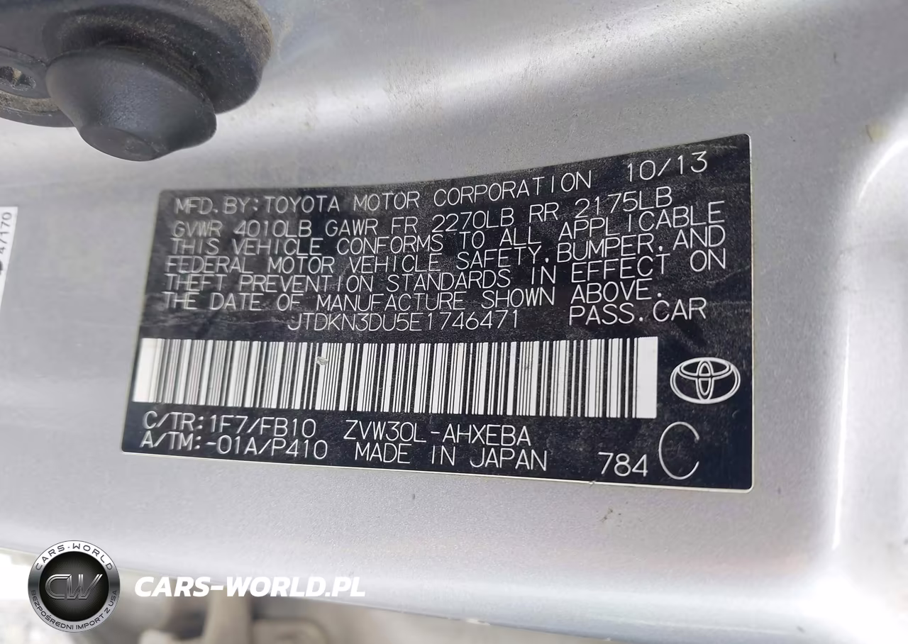 2014 Toyota Prius Three VIN:JTDKN3DU5E1746471 - 9