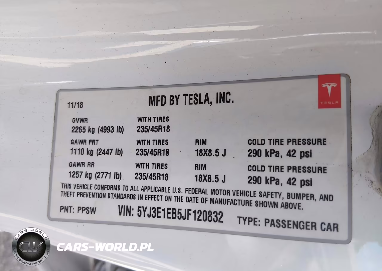 2018 Tesla Model 3 Long Range-Performance VIN:5YJ3E1EB5JF120832 - 9