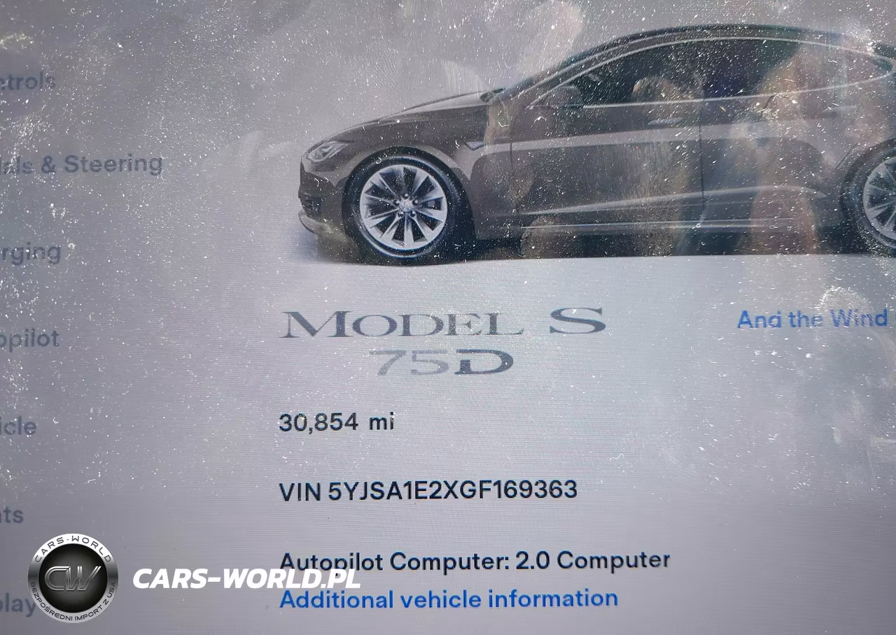 2016 Tesla Model S 60D-70D-75D-85D-90D VIN:5YJSA1E2XGF169363 - 16