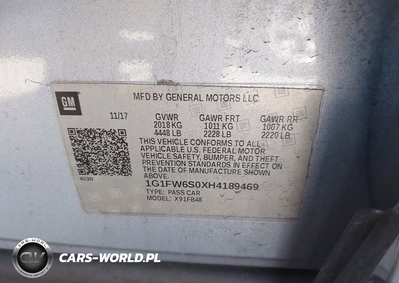 2017 Chevrolet Bolt Ev Lt VIN:1G1FW6S0XH4189469 - 9