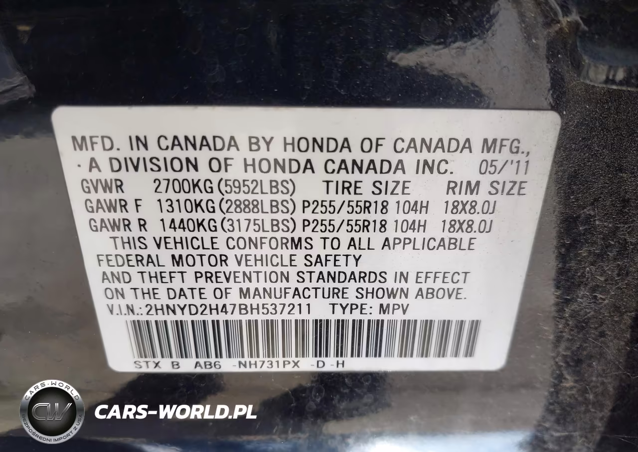 2011 Acura Mdx Technology Package VIN:2HNYD2H47BH537211 - 9