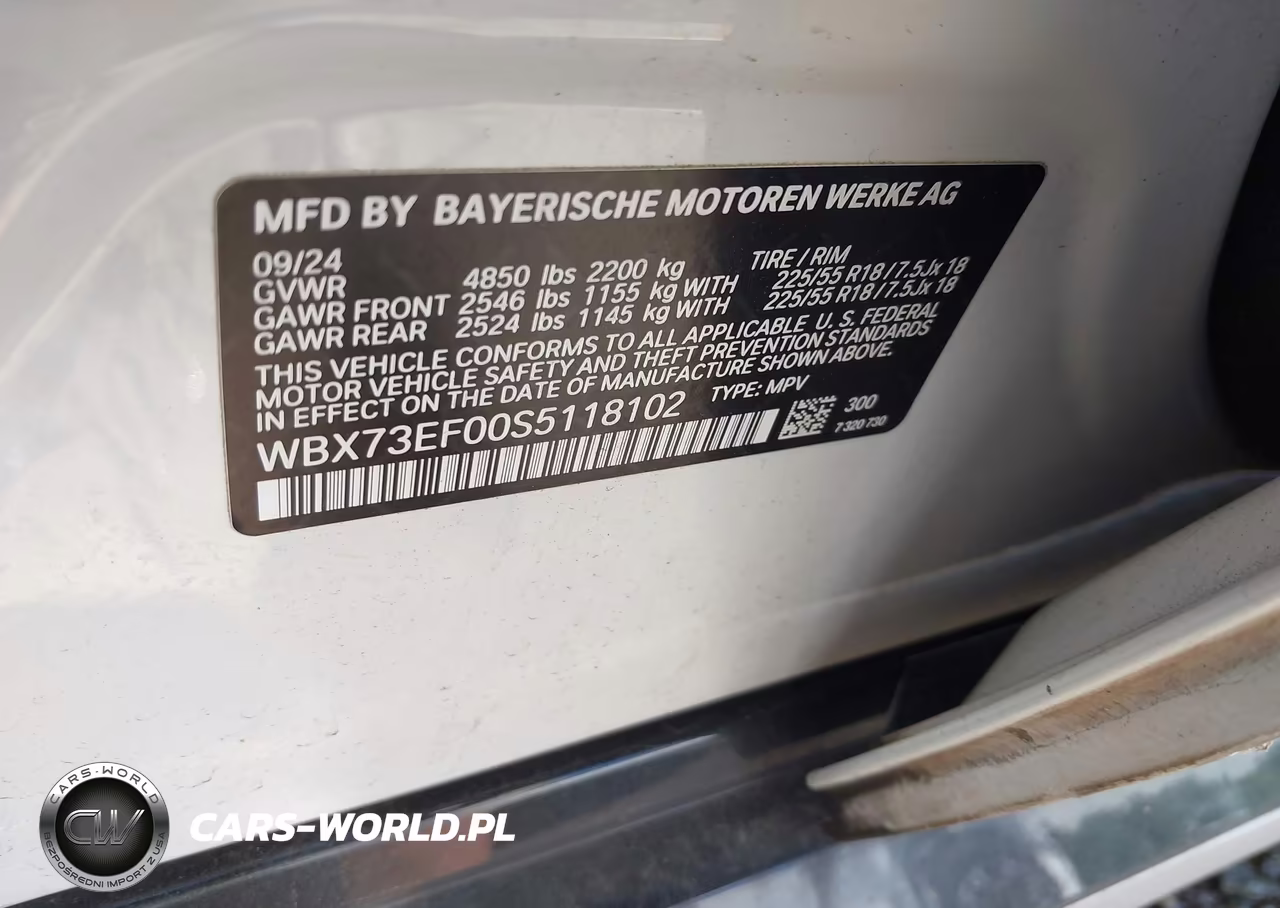 2025 BMW X1 xDrive28I VIN:WBX73EF00S5118102 - 9