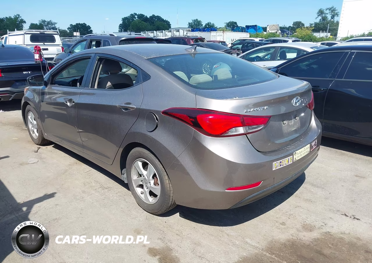 2014 Hyundai Elantra Se VIN:5NPDH4AEXEH527498 - 3