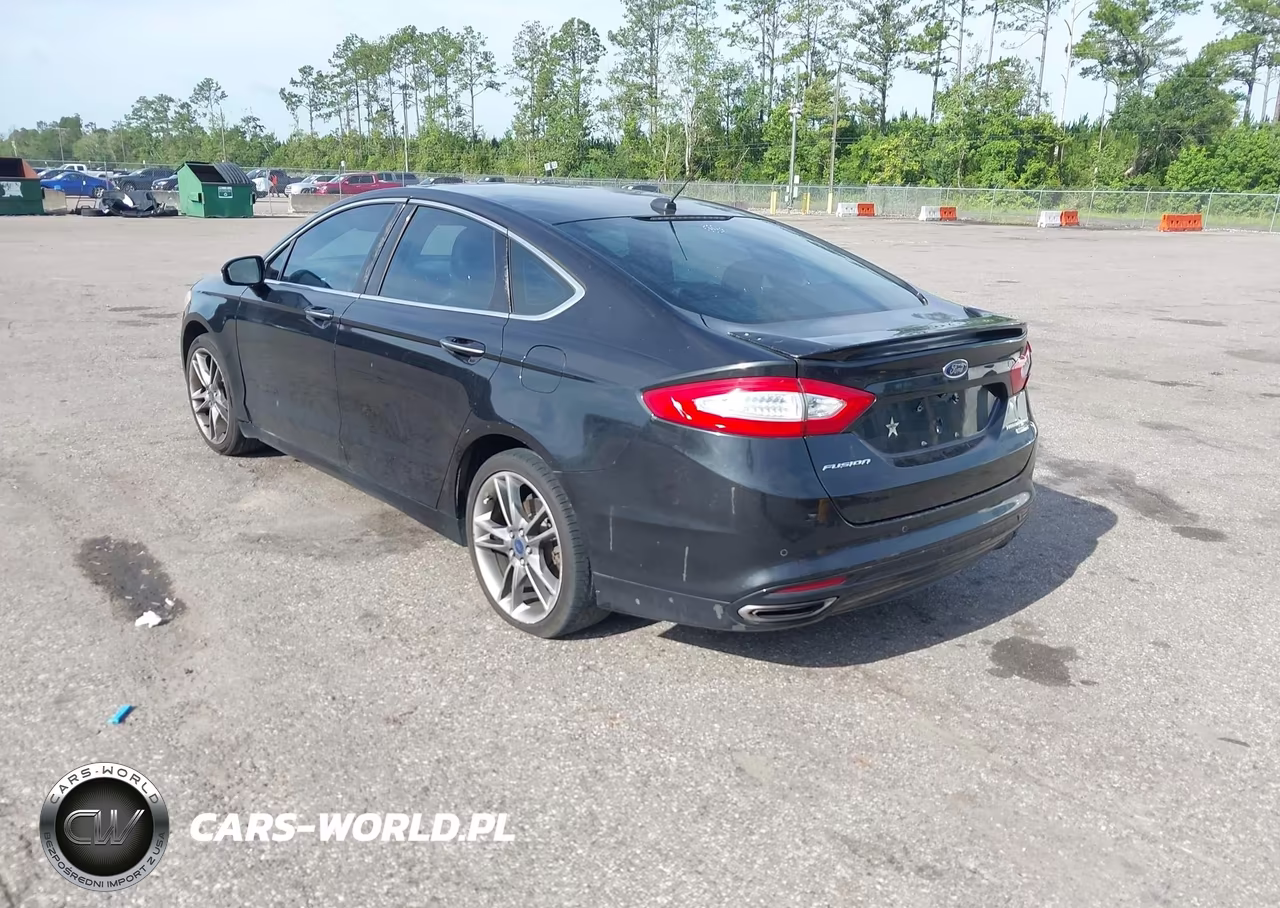2014 Ford Fusion Titanium VIN:3FA6P0D91ER151439 - 3