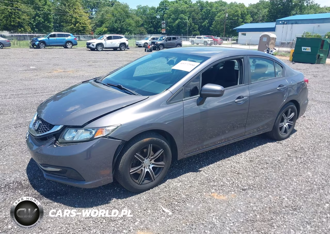 2014 Honda Civic Lx VIN:19XFB2F5XEE233806 - 2