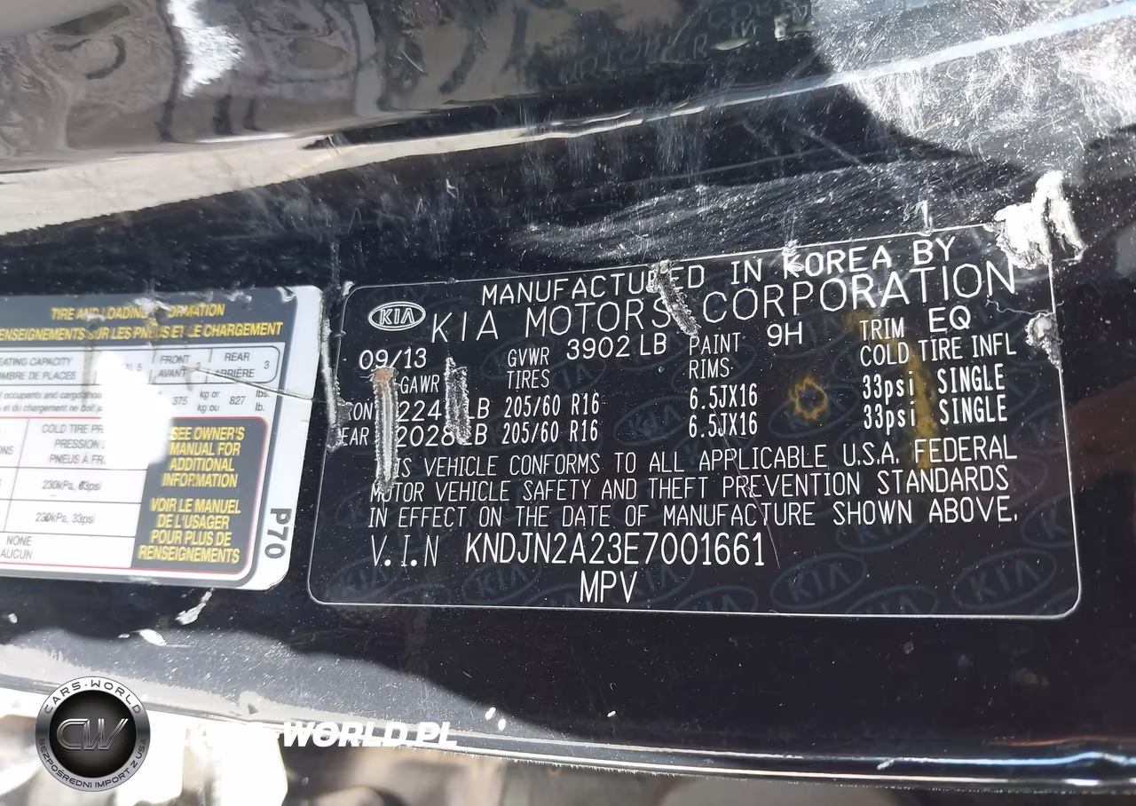 2014 Kia Soul VIN:KNDJN2A23E7001661 - 9