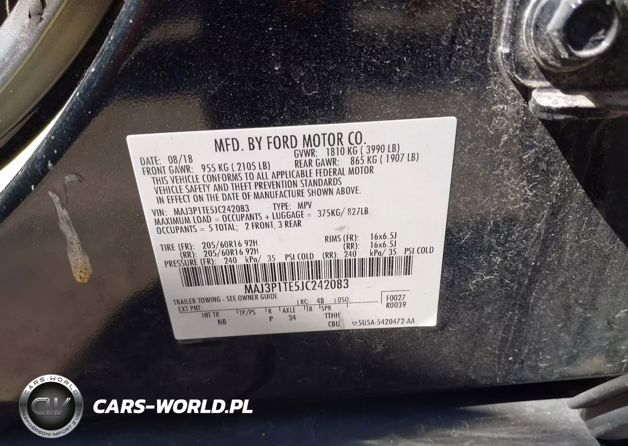 2018 Ford Ecosport Se VIN:MAJ3P1TE5JC242083 - 9