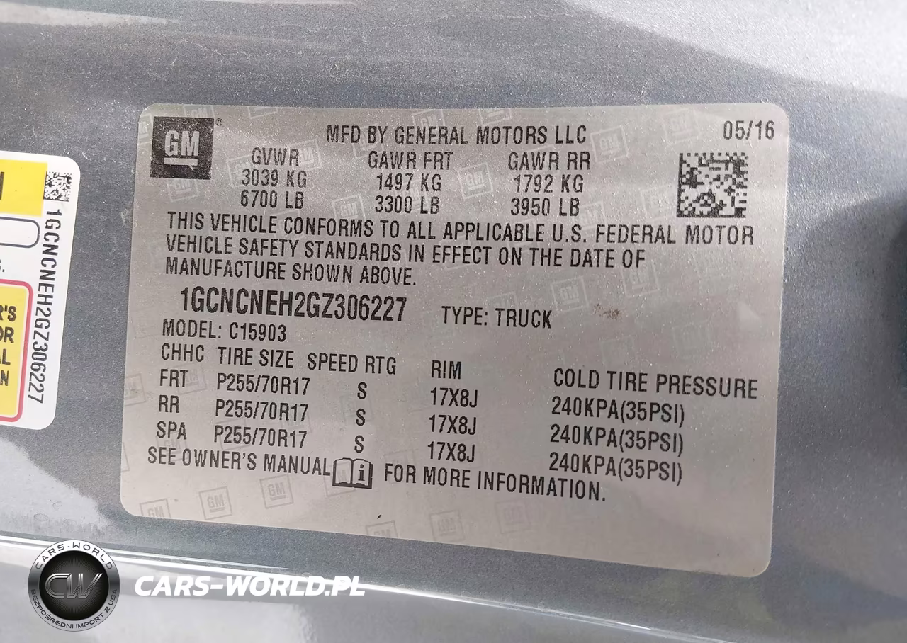 2016 Chevrolet Silverado 1500 Work Truck VIN:1GCNCNEH2GZ306227 - 9