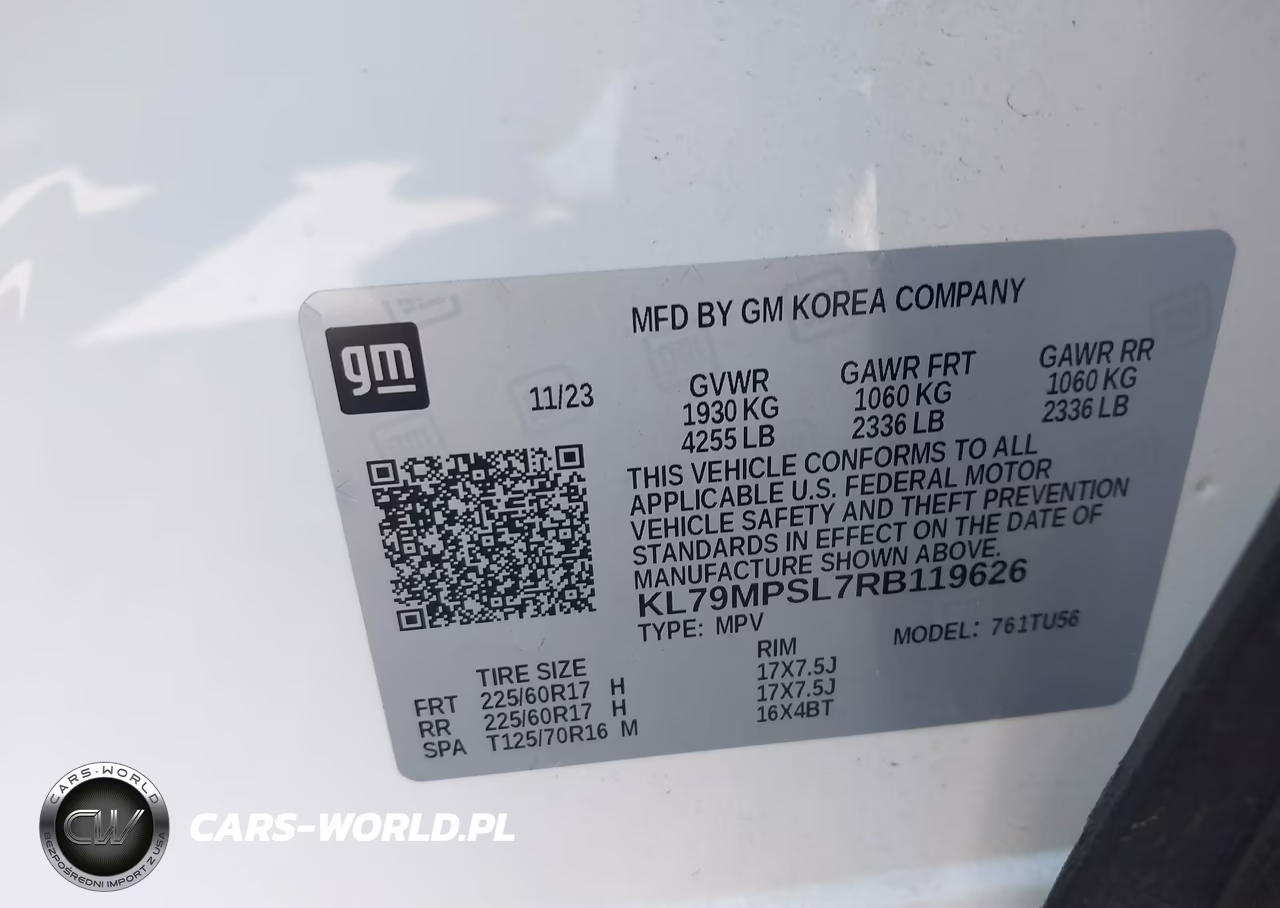 2024 Chevrolet Trailblazer Fwd Lt VIN:KL79MPSL7RB119626 - 9