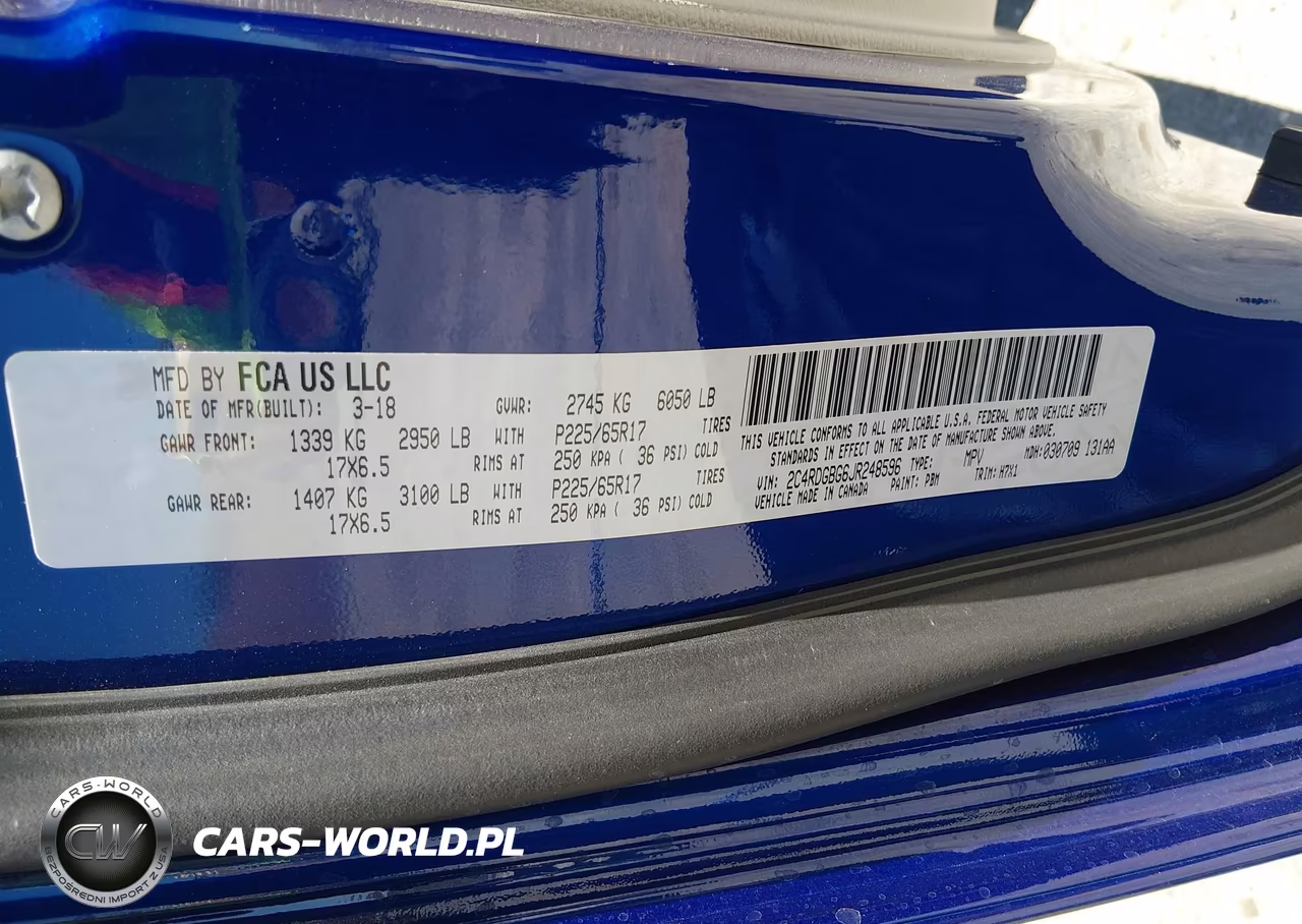 2018 Dodge Grand Caravan Se VIN:2C4RDGBG6JR248596 - 9