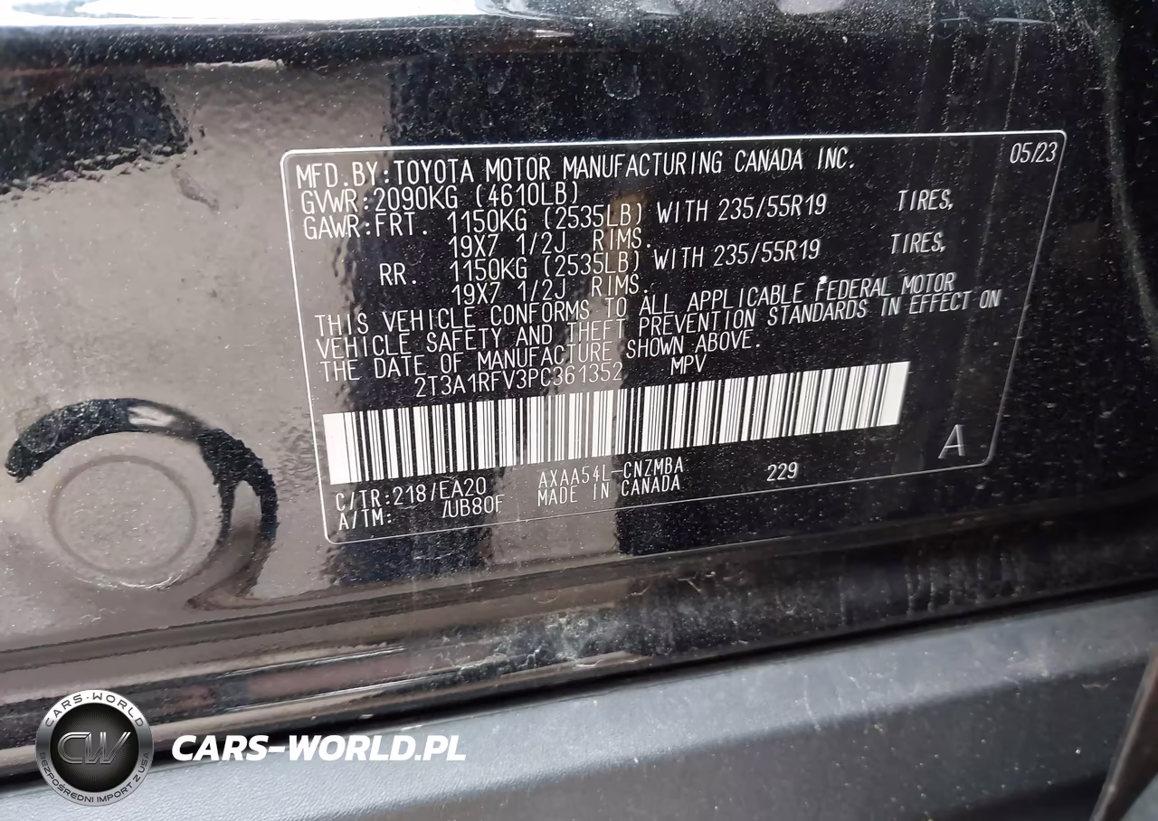 2023 Toyota Rav4 Xle Premium VIN:2T3A1RFV3PC361352 - 9