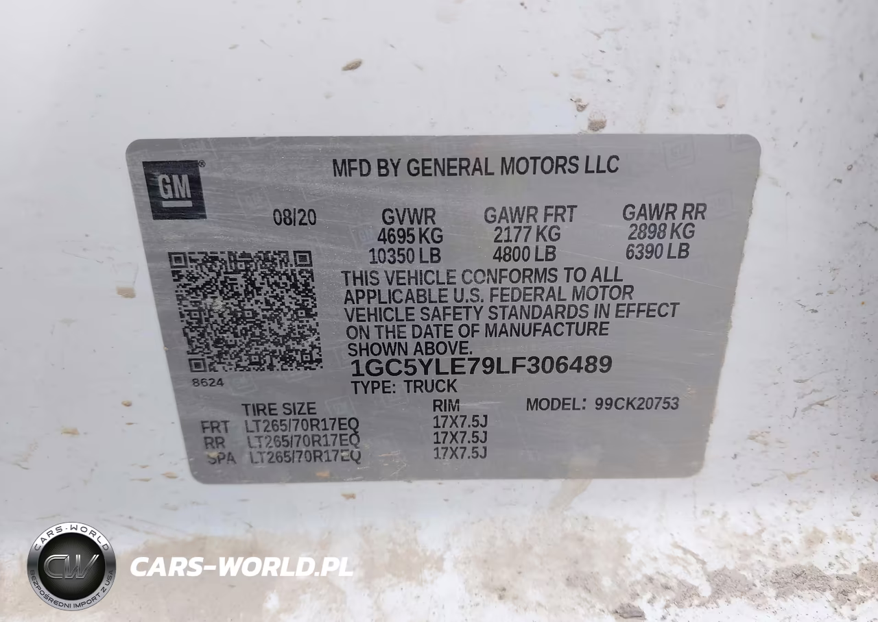 2020 Chevrolet Silverado 2500Hd 4Wd Standard Bed Wt VIN:1GC5YLE79LF306489 - 9