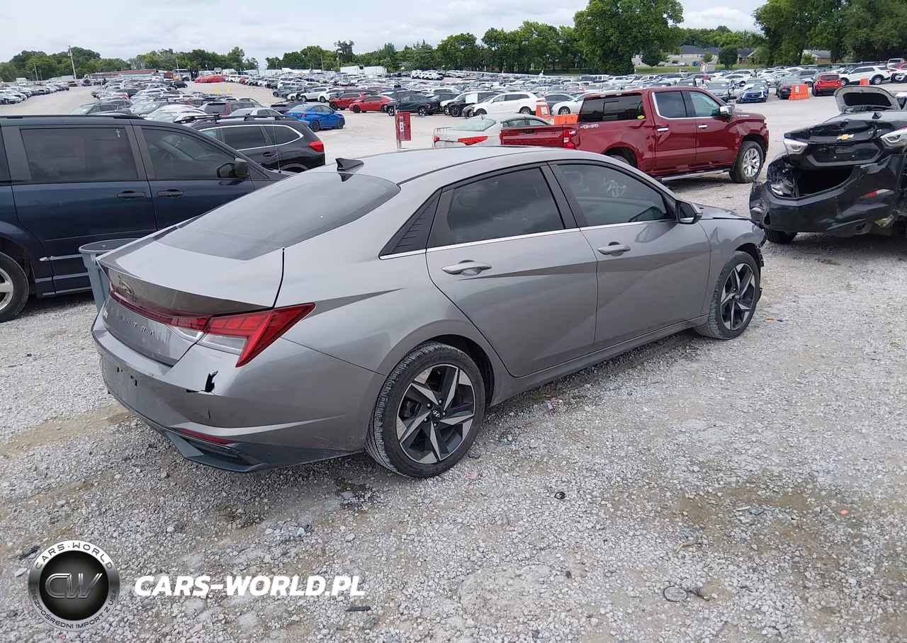 2021 Hyundai Elantra Sel VIN:KMHLN4AG9MU133206 - 4