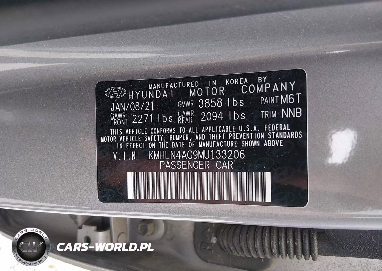 2021 Hyundai Elantra Sel VIN:KMHLN4AG9MU133206 - 9