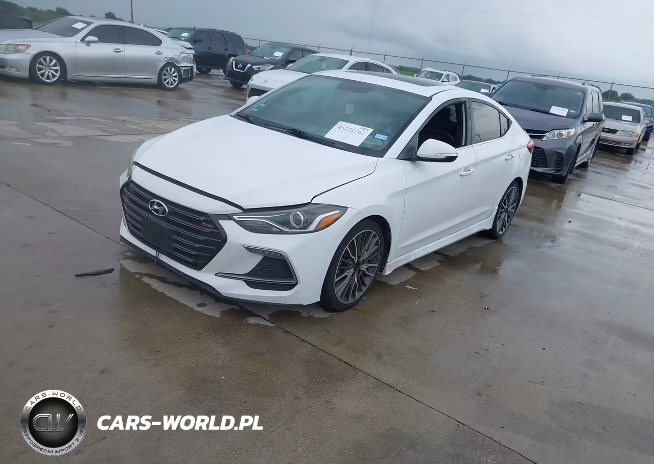 2018 Hyundai Elantra Sport VIN:KMHD04LB2JU573283 - 2